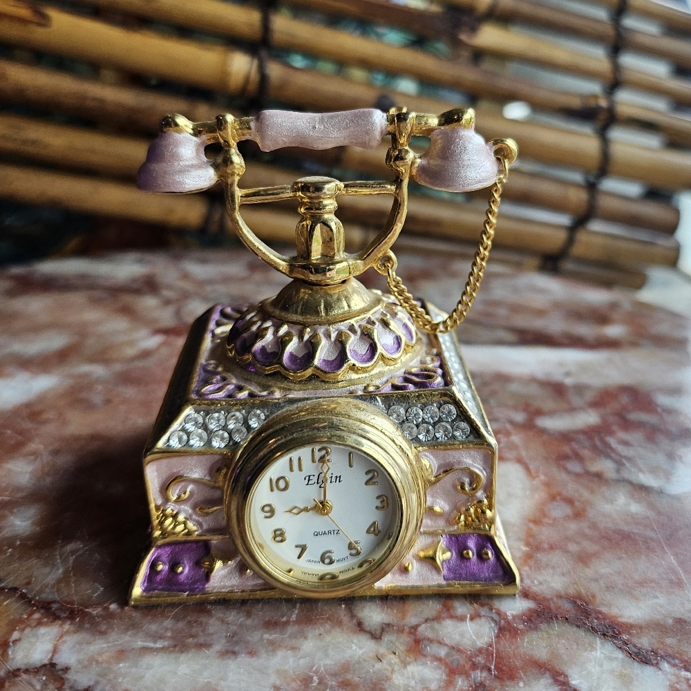 Elgin Victorian Phone Clock